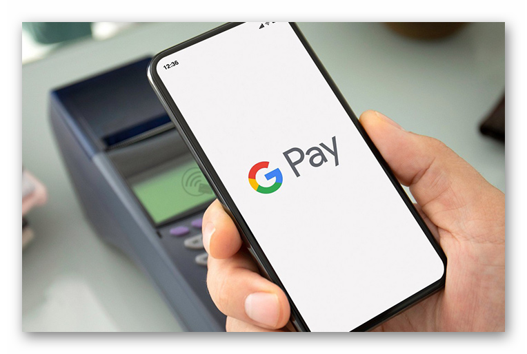 Картинка Оплата с помощью Google Pay